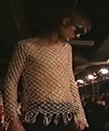 Number (N)ine SS04 Metallic Macramé Top