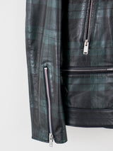 Undercover SS15 Plaid Leather Rider