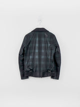 Undercover SS15 Plaid Leather Rider