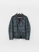 Undercover SS15 Plaid Leather Rider