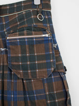 Undercover SS03 Distressed Tartan Set w/ Kilted Trouser & Shirt
