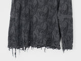 Undercover AW03 Shredded Skulls Long Sleeve