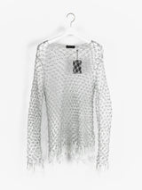 Number (N)ine SS04 Metallic Macramé Top