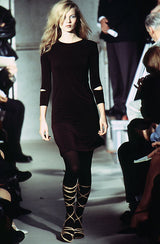 Helmut Lang AW96 Sheer Slashed Elbow Dress