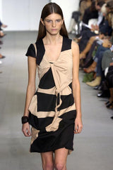 Helmut Lang SS05 Asymmetric Twisted Dress