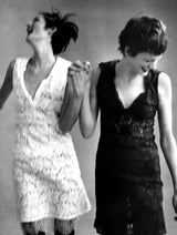 Helmut Lang SS96 Hooded Floral Lace Dress